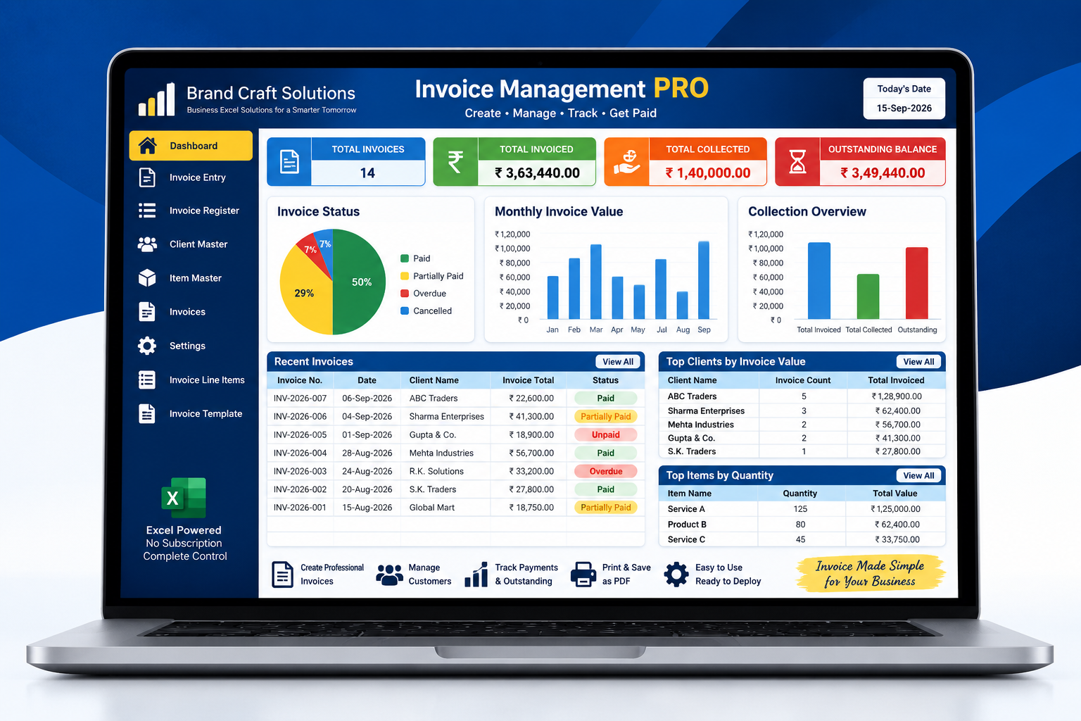 Invoice Management PRO product and workflow presentation